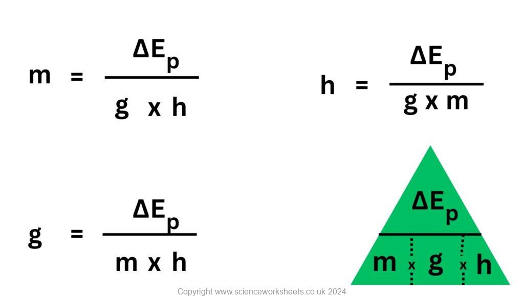 Gpe Science Example Gpe Formula P1 D) Gravitational Potential Energy – AQA Combined