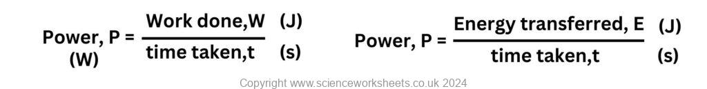 Power Gcse Example AQA GCSE Power - Science Worksheets