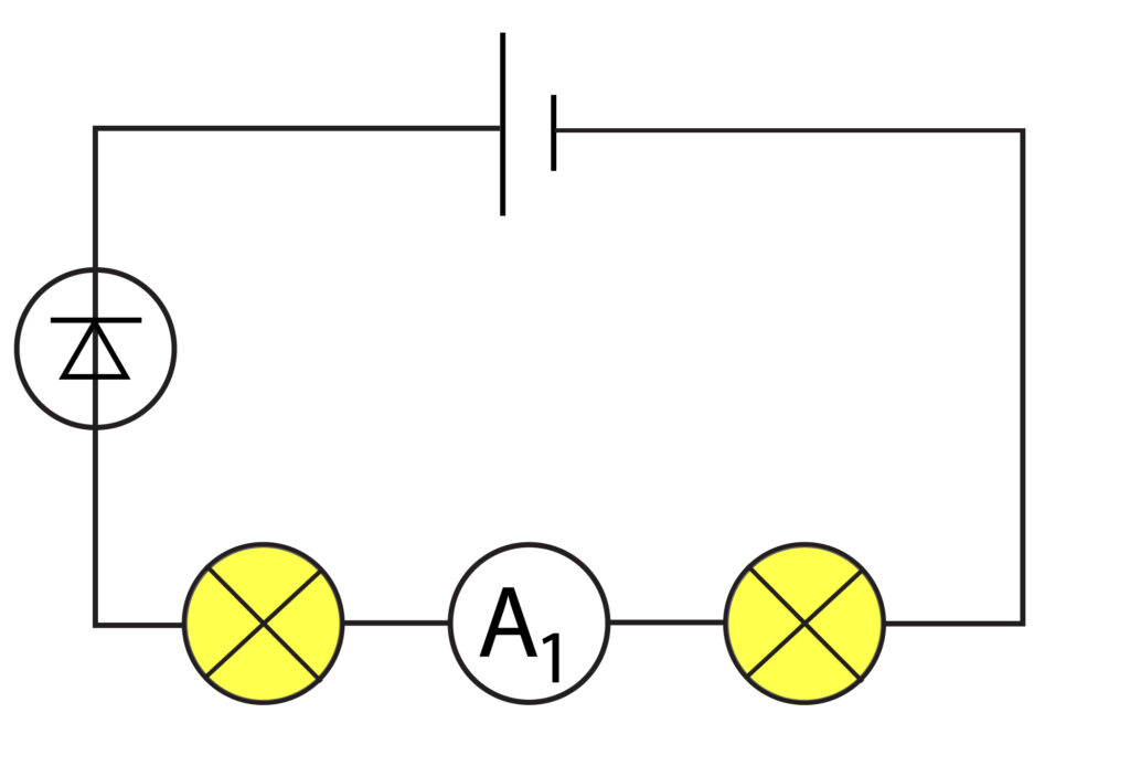 Practice question for series circuit rules