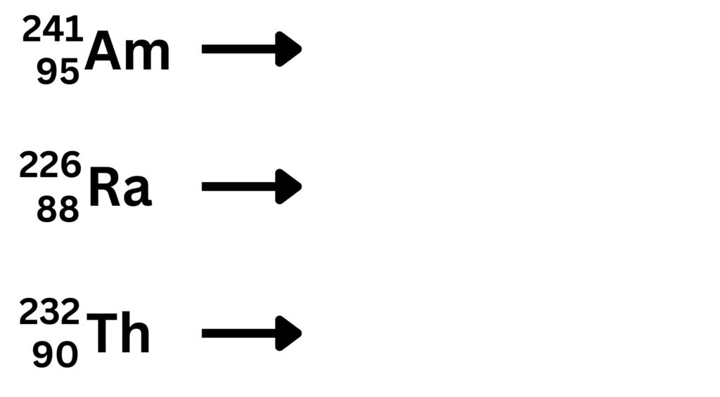 Practice equations for an alpha decay