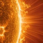 Image of a star, our Sun to show nuclear Fusion