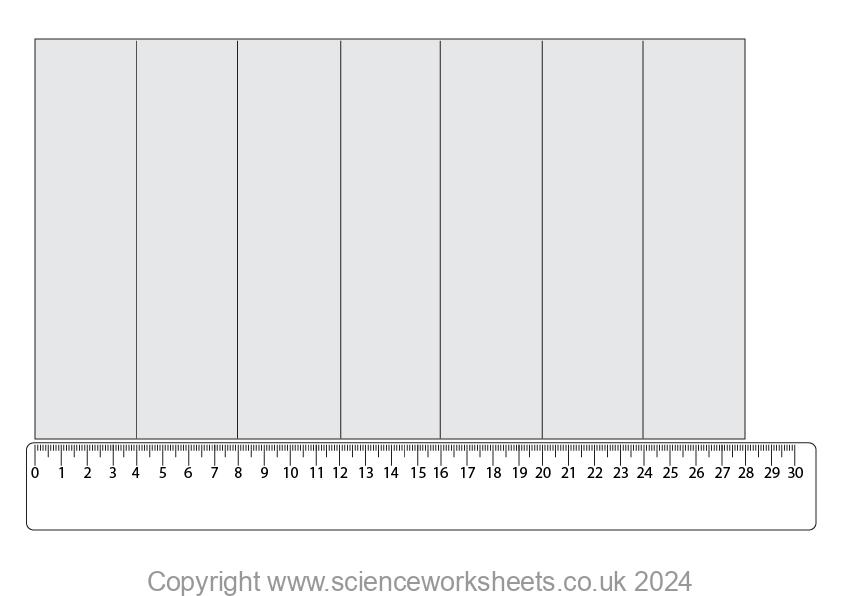 Screen from a ripple tank being used as a question to calculate the wavelength of the wave