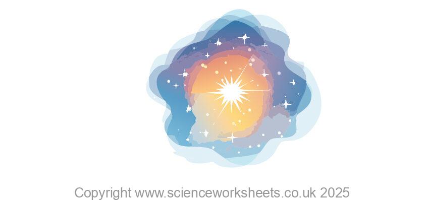 Nebula of a star, made up of gas and dust