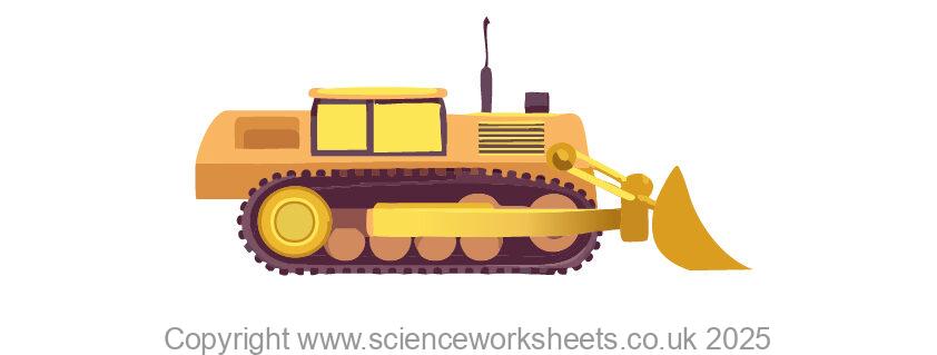 Tank bulldozer drone for working in radioactive areas