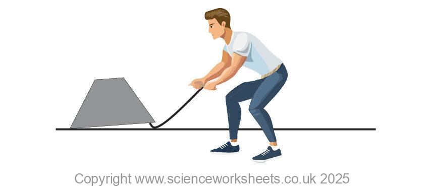 Man lifting a weight with a crowbar