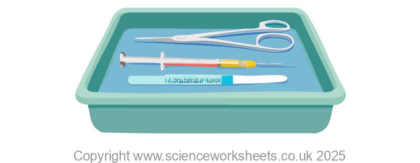 Surgical equipment for sterilisation using gamma rays