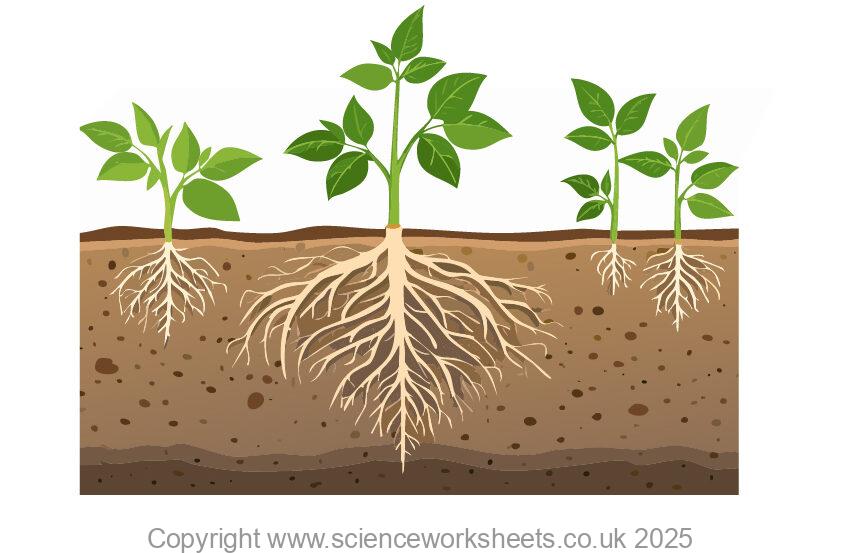 Root system of a plant