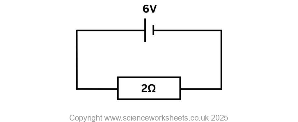 Calculating current in a series circuit