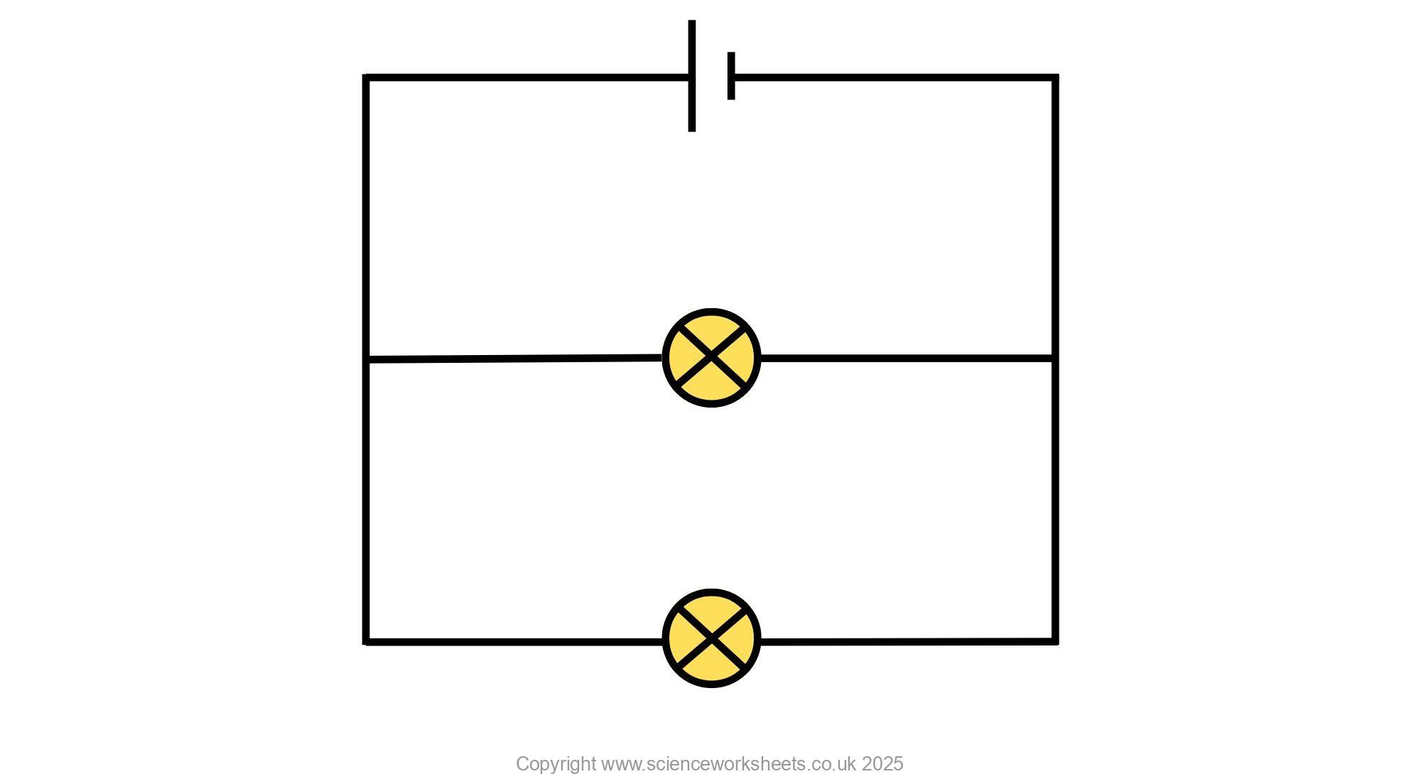 AQA GCSE Parallel Circuits - Science Worksheets