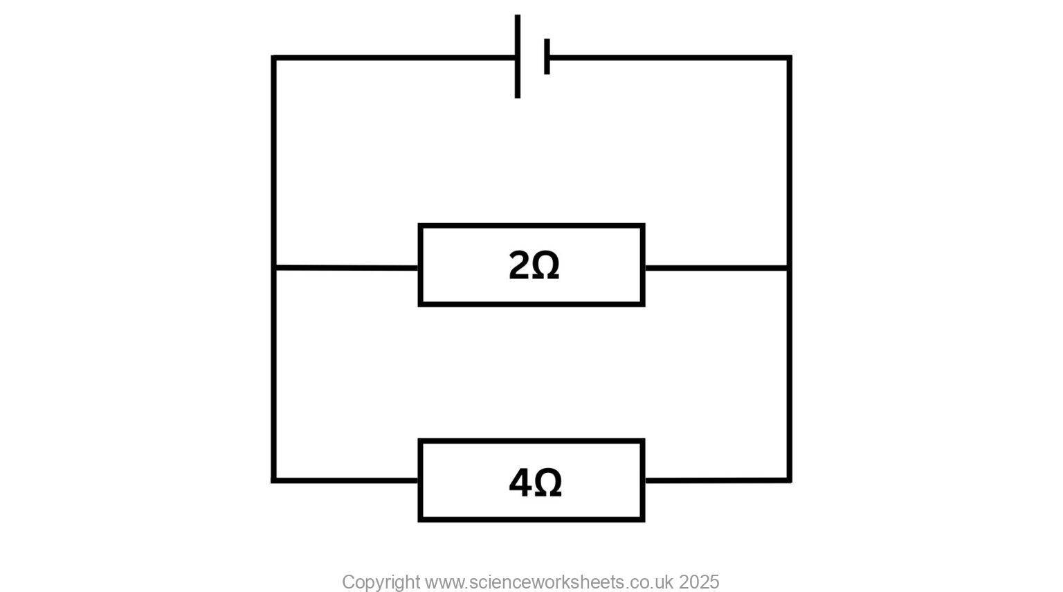AQA GCSE Parallel Circuits - Science Worksheets