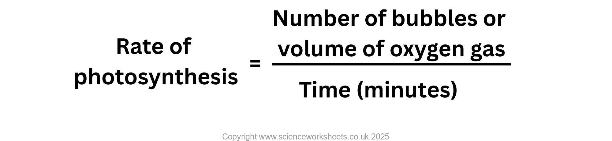 AQA GCSE Measuring Calculating Rates Of Photosynthesis Biology aqa-gcse-measuring-calculating-rates-of-photosynthesis-biology